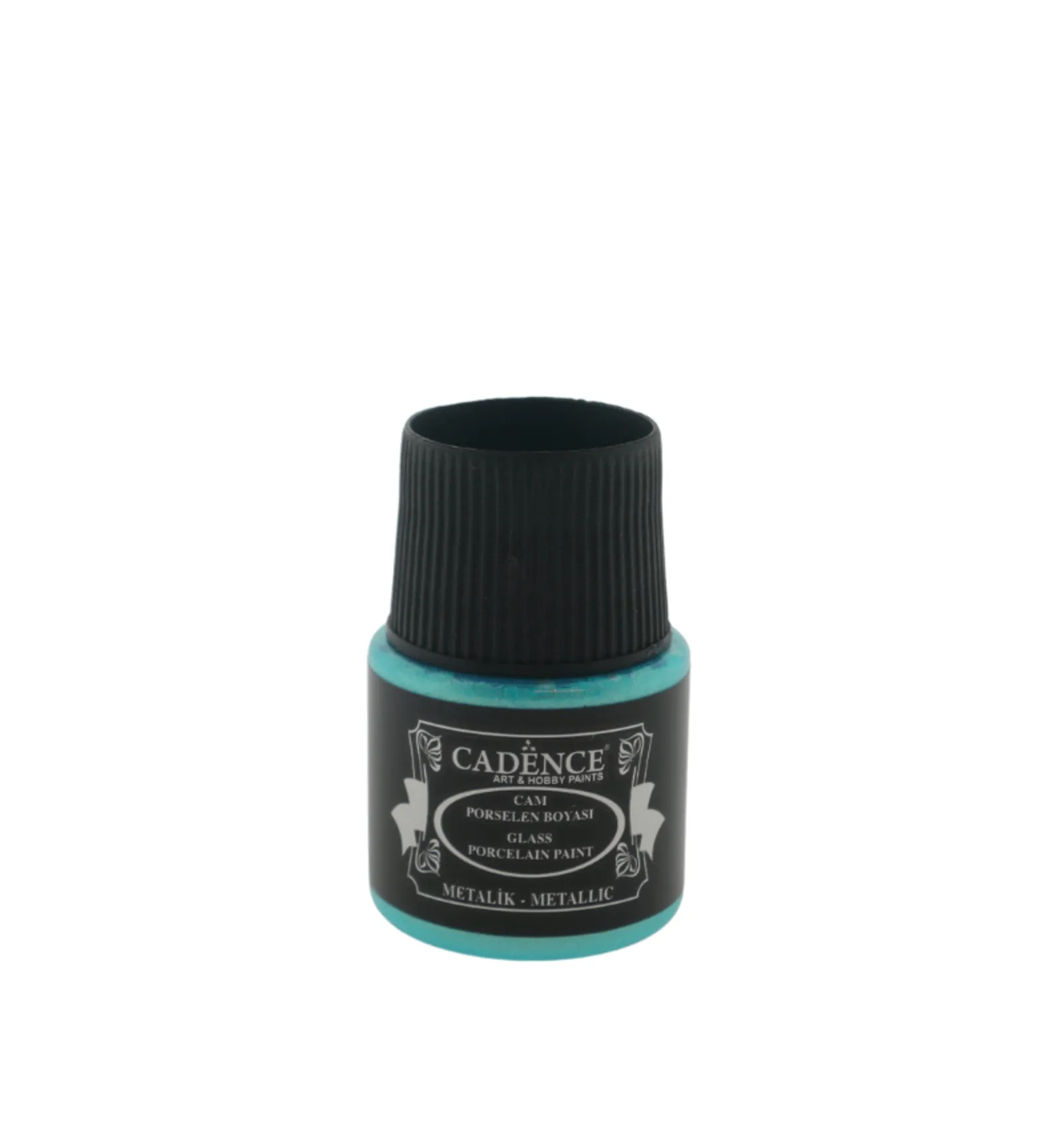 Cadence Glas- en Keramiek Verf Metallic 45 ml Turquoise