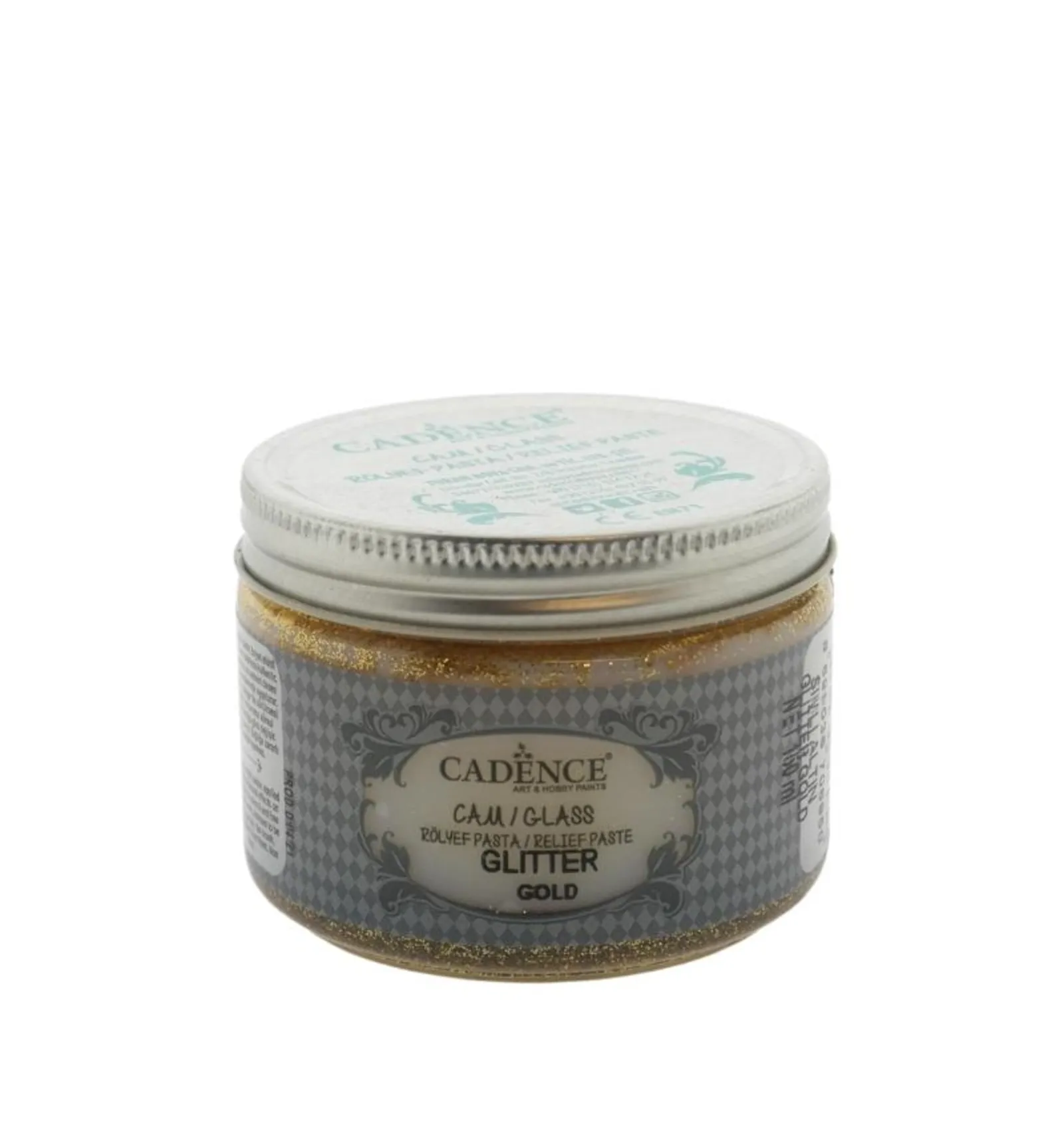 Cadence Glas Glitter Relief Pasta 150 ml Goud