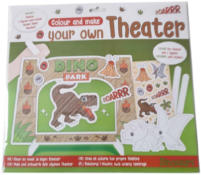 Bouwset Maak Je Eigen Theater 30,5x27,7 cm Dinosaurus