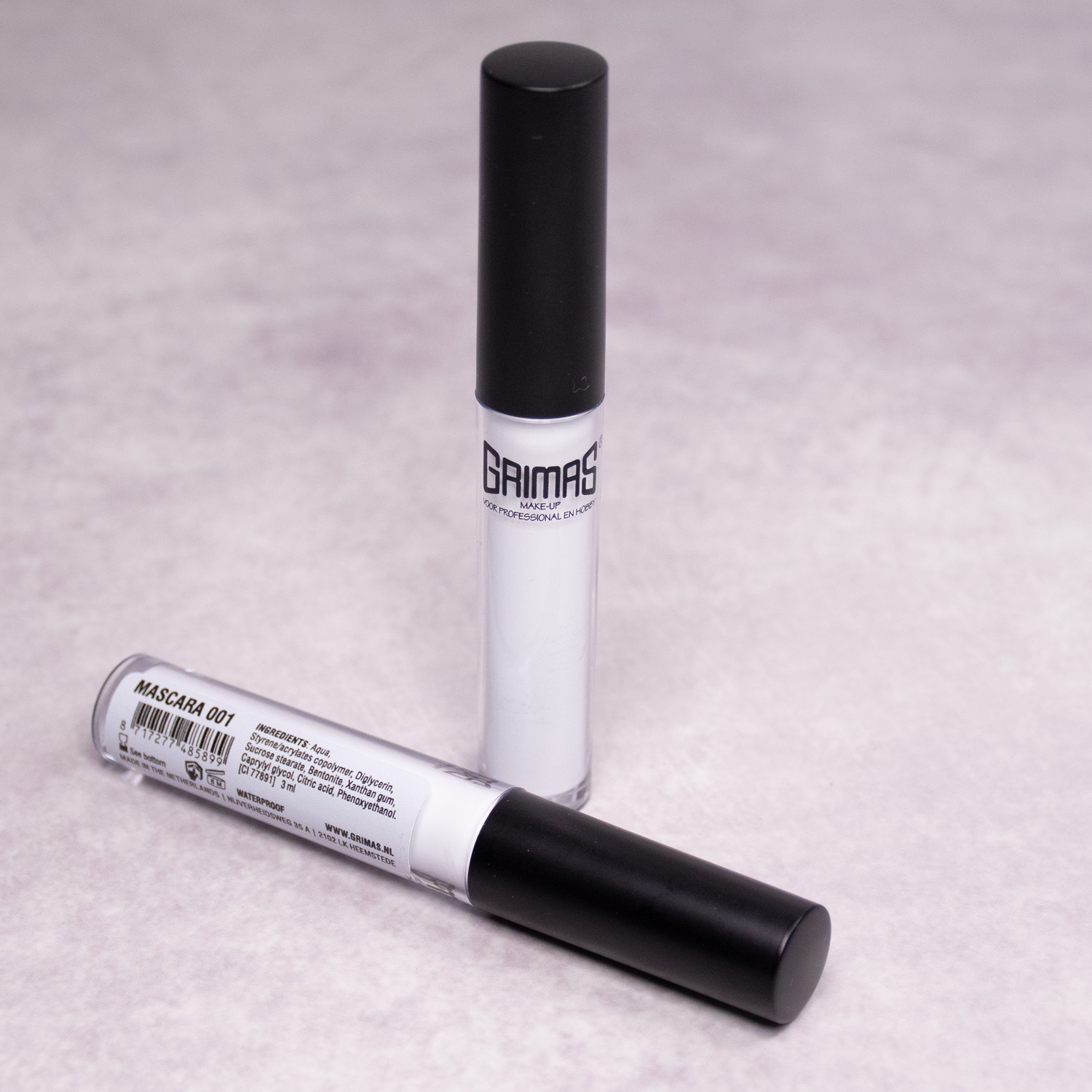 Grimas | Mascara | nr: 001 | Wit | 3 ml