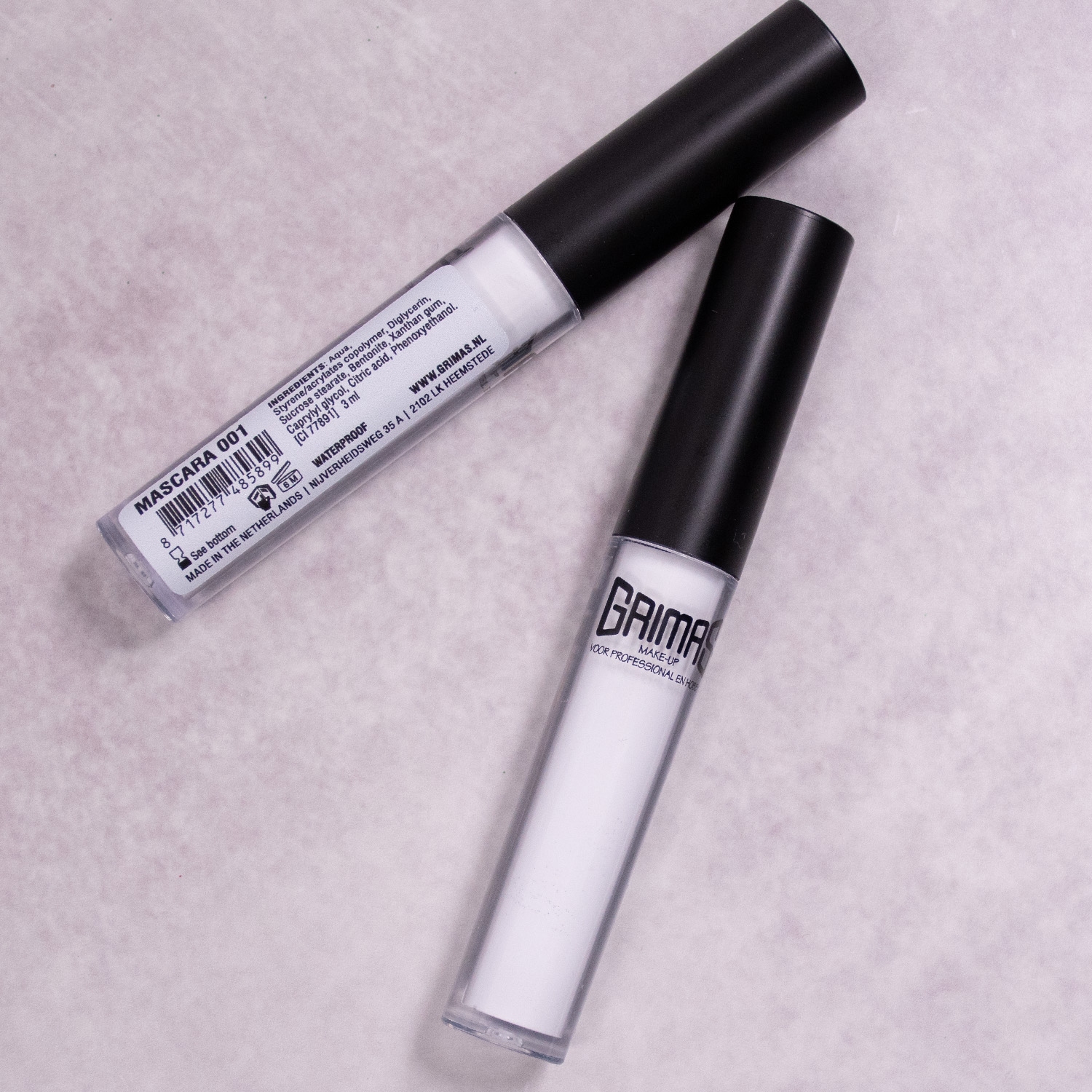 Grimas | Mascara | nr: 001 | Wit | 3 ml