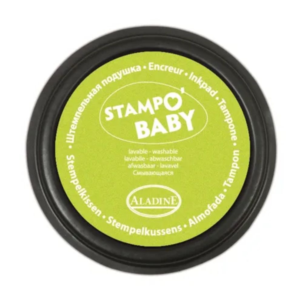 Aladine Stampo Stempel Baby Set Huisdieren 4 stuks