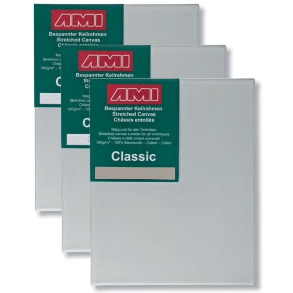 AMI Classic Schildersdoek 25 x 25 cm 100% katoen | 1,8cm spi