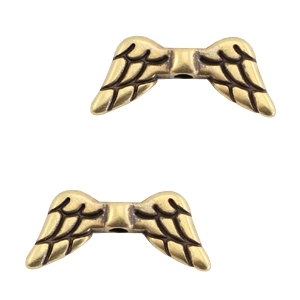 Angel wings Antiek brons | 3 stuks