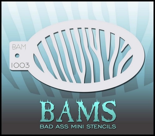 Bad Ass Mini Stencil 1003 | zebra