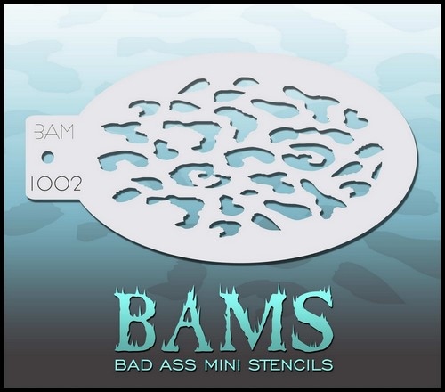 Bad Ass Mini Stencil 1006 | Blotchy