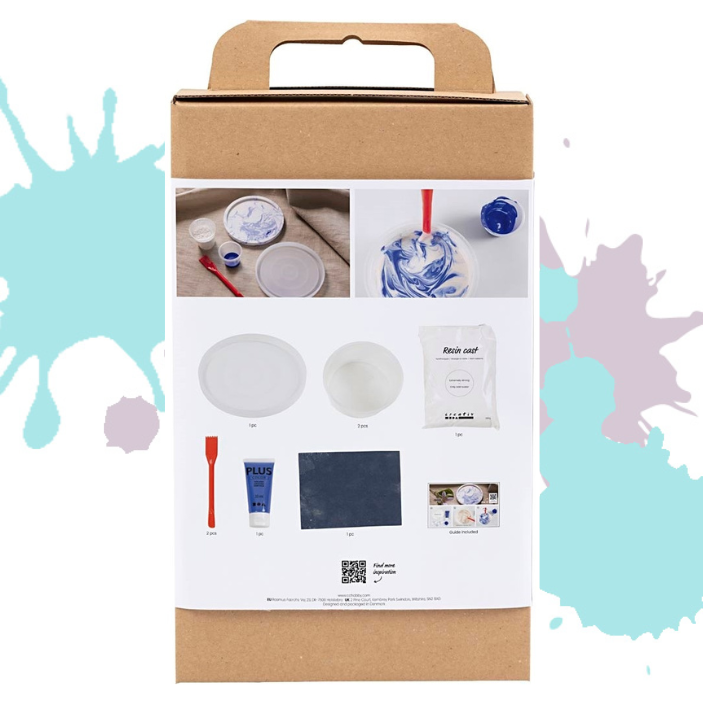 CC Hobbyset Resin | Hars Gieten Dienblad met Marmereffect