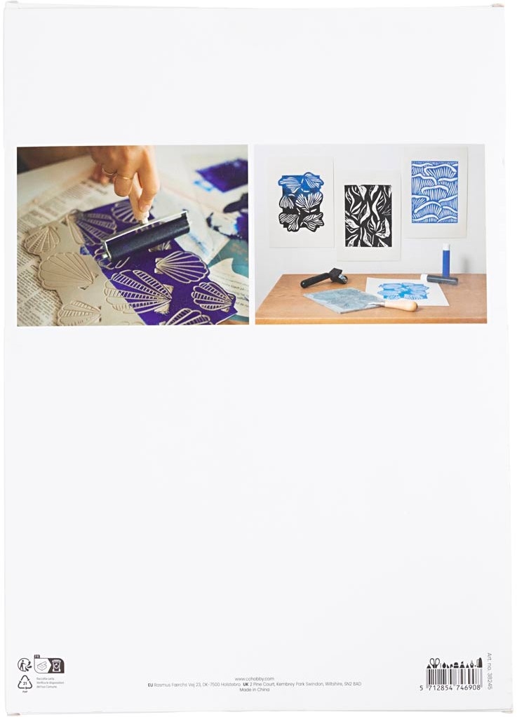 CC Linoleum Plaat 19,5x30 cm | 6mm dik