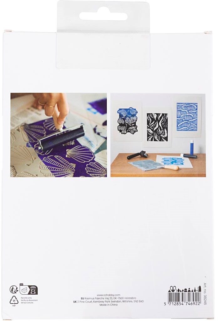 CC Linoleum Plaat 30x39 cm  | 6mm dik