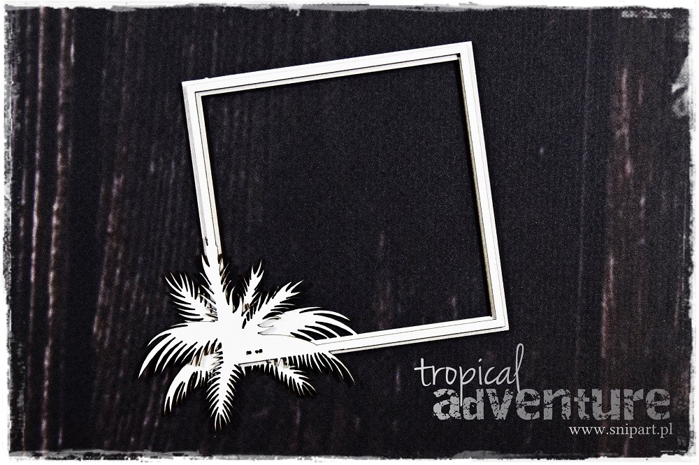 Chipboard | Softboard Frame Vierkant Tropical