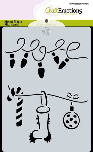 CraftEmotions Mask Stencil Christmas | Decorations
