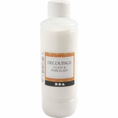 Creotime | Decoupage lijmlak glas-Porcelein 100ml