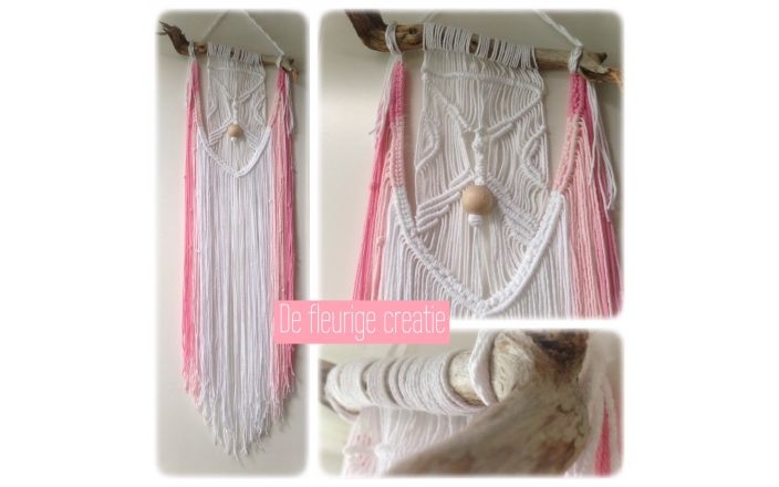 Durable Macrame pakket Wandhanger