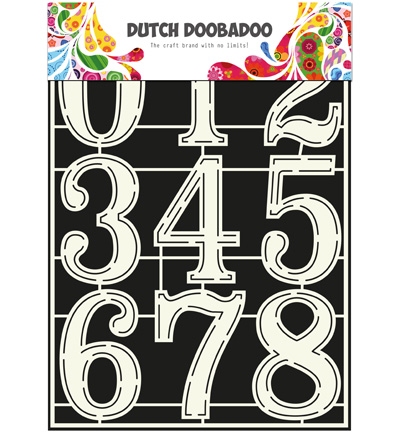 Dutch Doobadoo Stencil Art Numbers 2