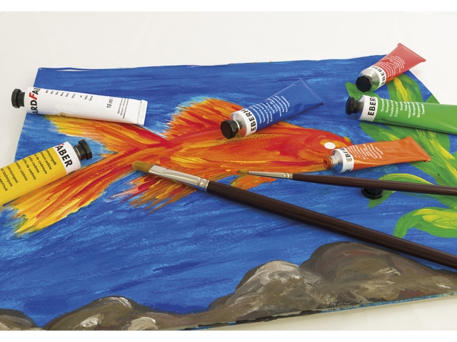 EberhardFaber Gouache | Plakkaatvef set van 6 kleuren