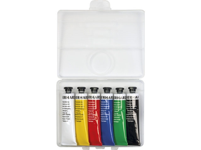 EberhardFaber Gouache | Plakkaatvef set van 6 kleuren