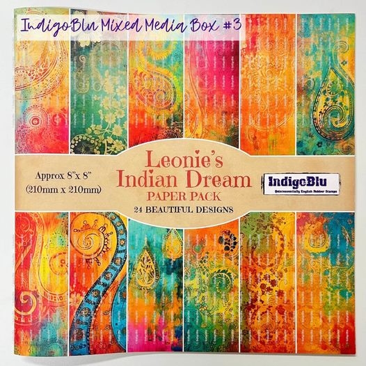 EXCLUSIVE IndigoBlu Mixed Media Box #3 Leonie's Indian Dream