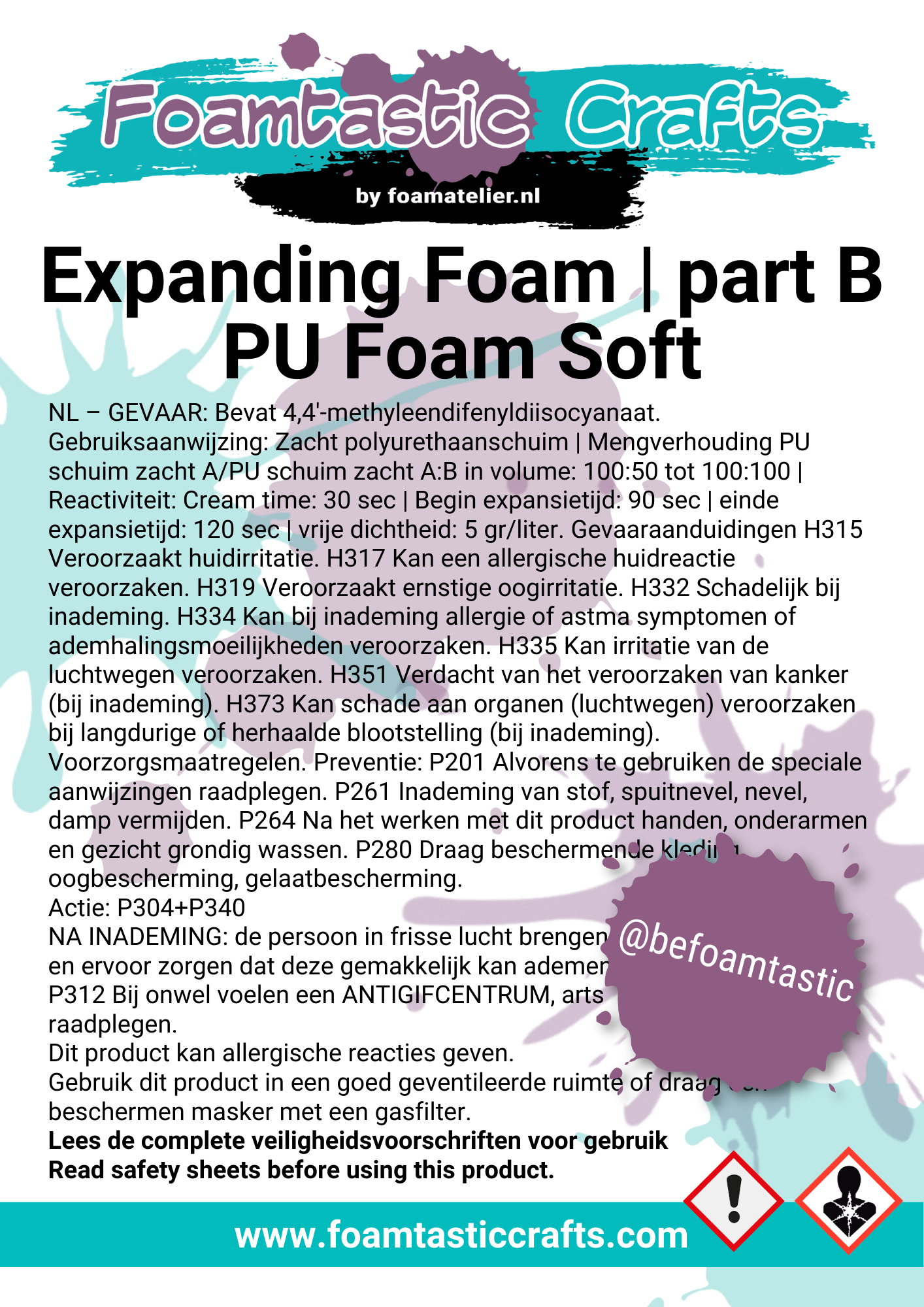 Expanding PU Foam | Soft foam - 1,5 kg