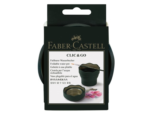 Faber Castell | watercup Clic & Go Rood | Oranje