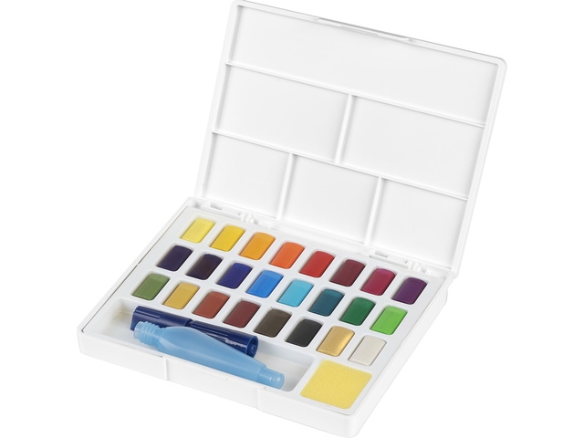 Faber Castell Aquarelverf in box met 24 kleuren