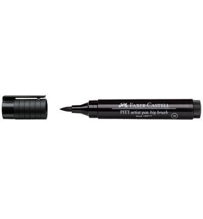Faber Castell PITT artist Pen (BB) Zwart - BIG Brush