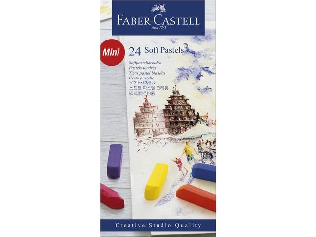 Faber Castell Soft pastel - etui a 24st. - Mini