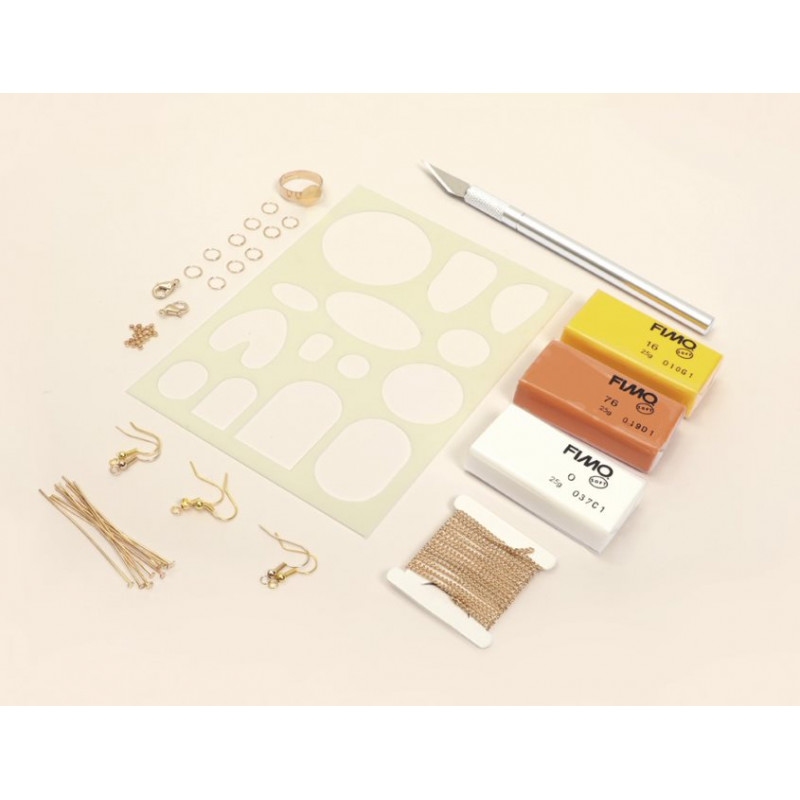 Fimo® Set Sieraden Bloemen Slab