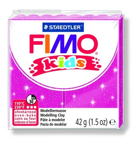 Fimo Klei Kids Glitter Roze
