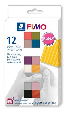 Fimo soft set | colour pack 12 fashion colours