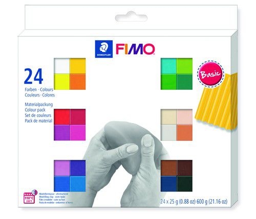 Fimo soft set | colour pack 24 basic colours