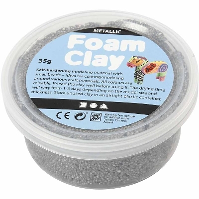 Foam Clay Zilver | 35 gr