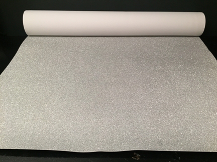 Glitterfoam | Zilver | ± 0,5m² | 2mm