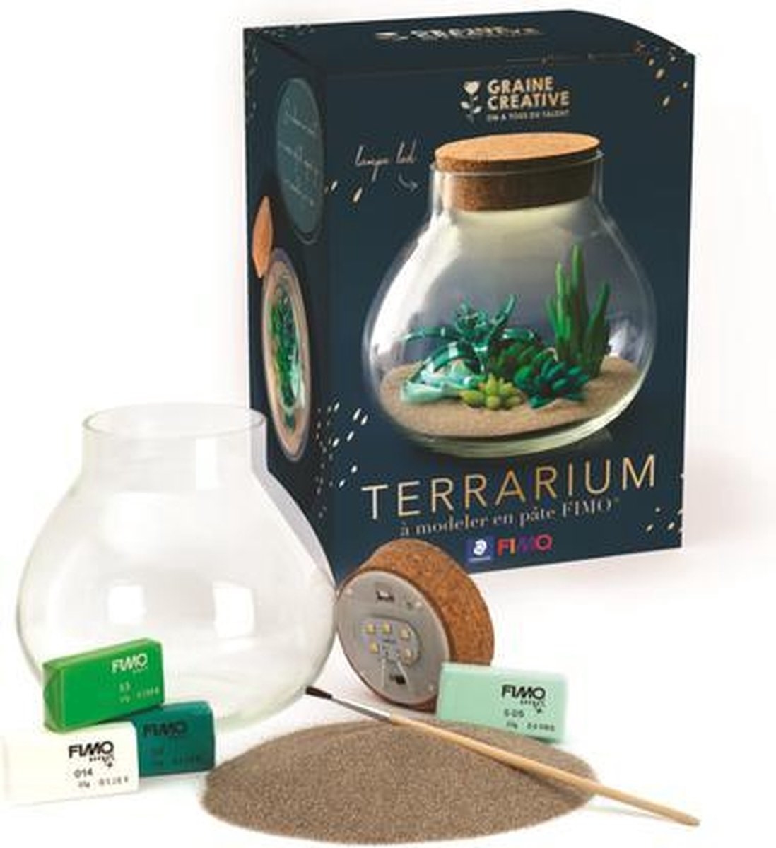 Graine Creative Fimo Polymeerklei Terrarium Set