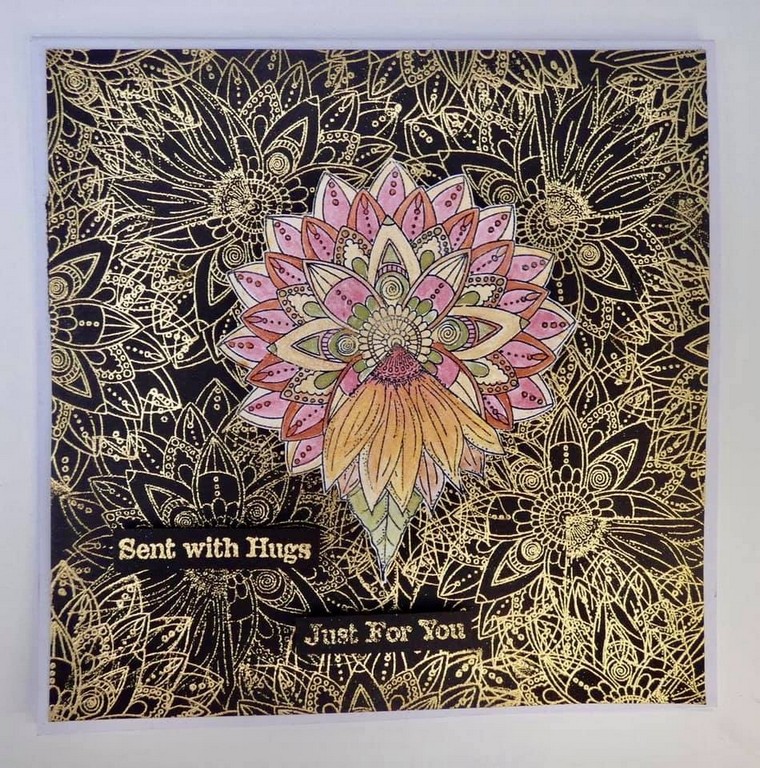 IndigoBlu stempel A6 | Sunflower Mandala
