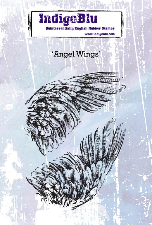 IndigoBlu stempel Angel Wings A6