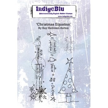 IndigoBlu stempel Christmas Equation By Kay Halliwell-Sutton