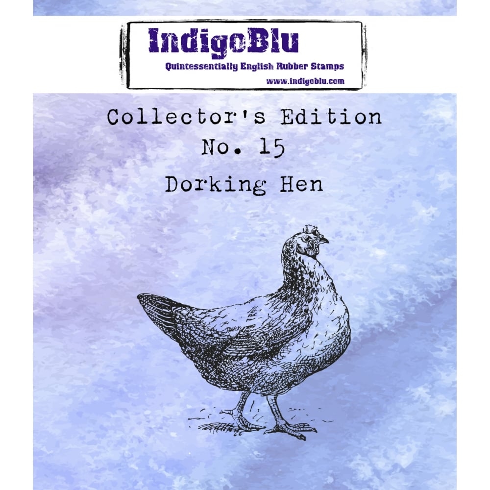 IndigoBlu stempel Collector's Edition 15 Dorking Hen