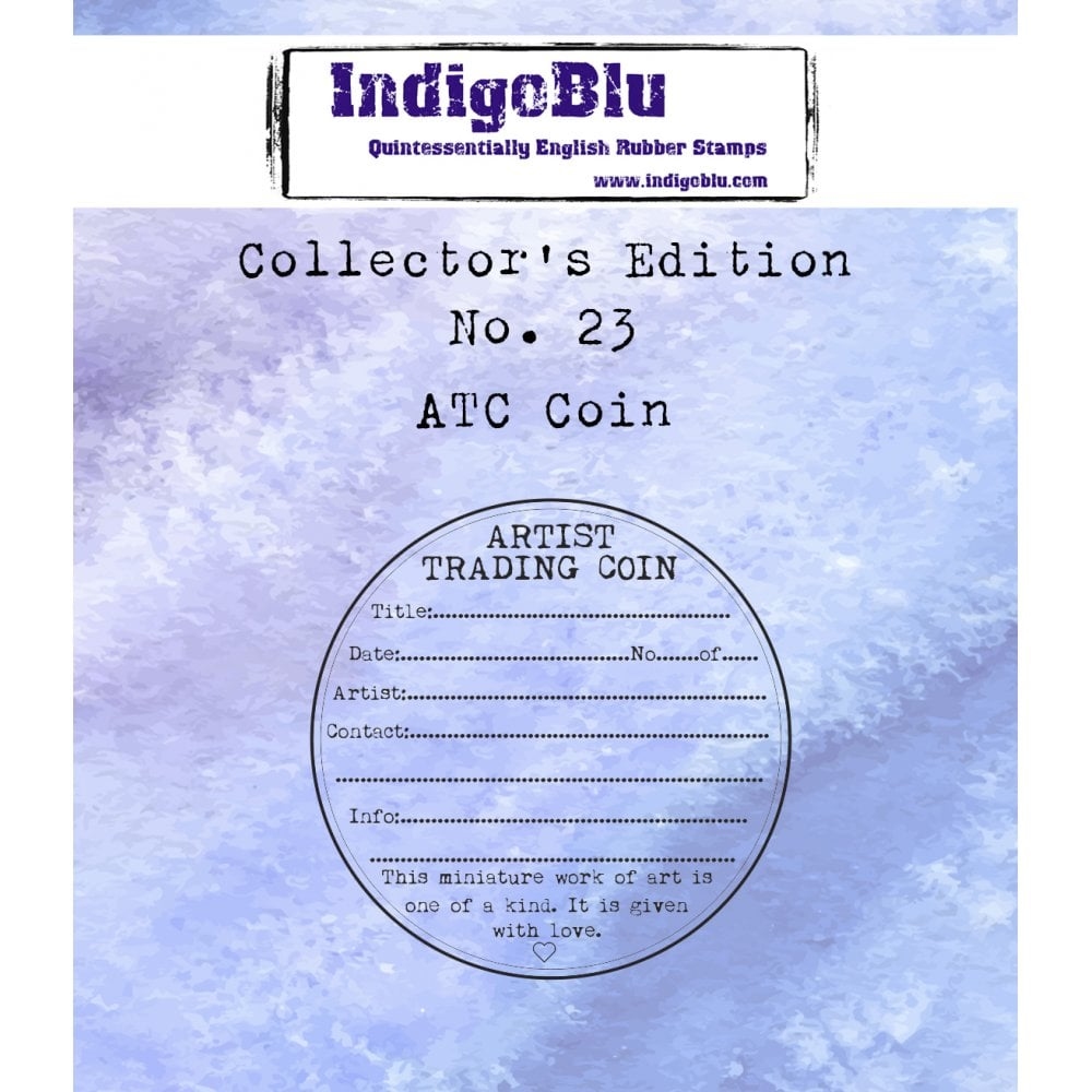 IndigoBlu stempel Collector's Edition 23 ATC Coin