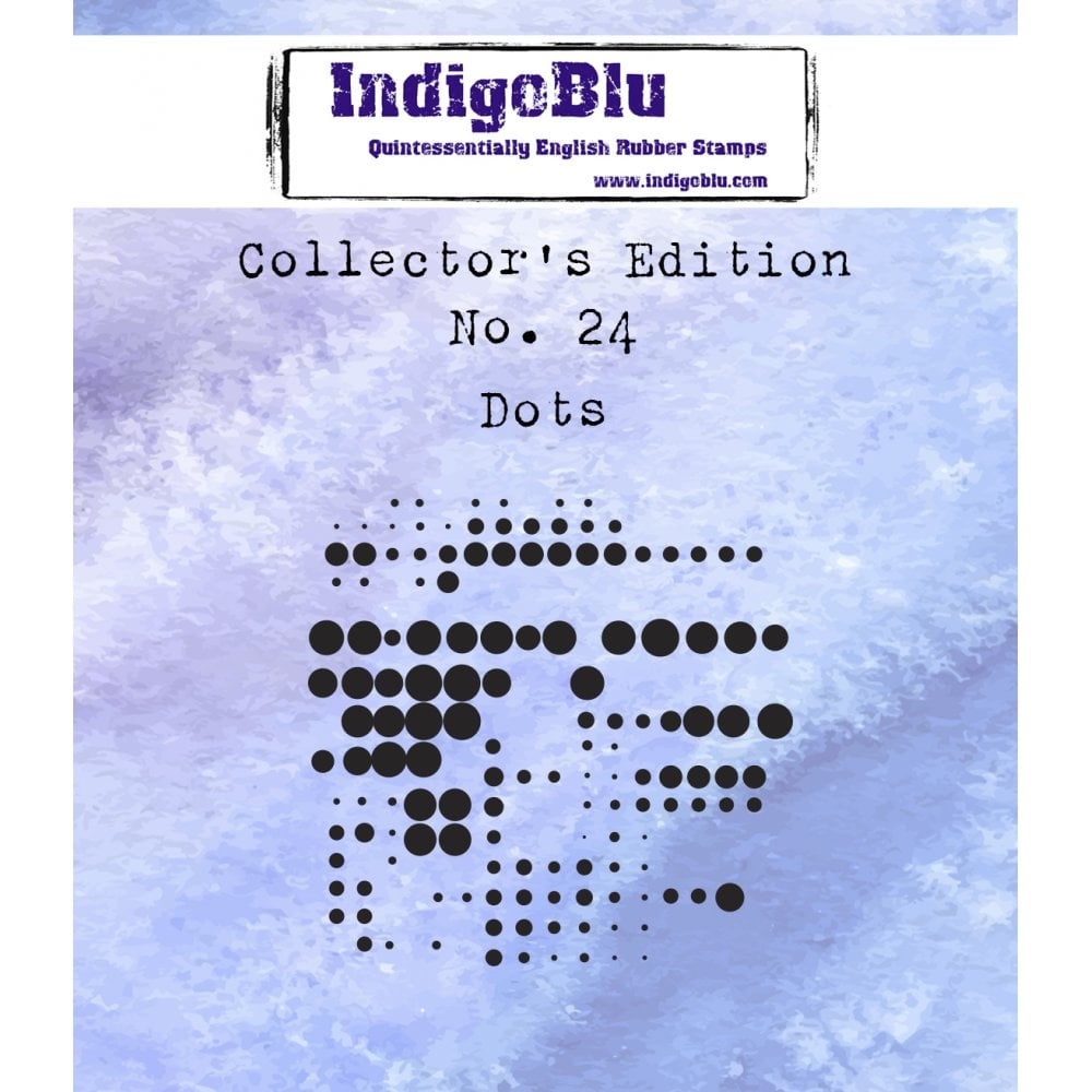 IndigoBlu stempel Collector's Edition 24 Dots
