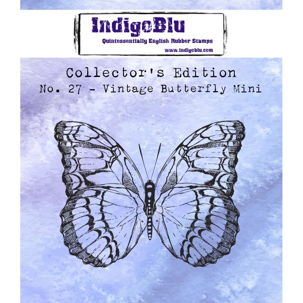 IndigoBlu stempel Collector's Edition 27 Vintage Butterfly M
