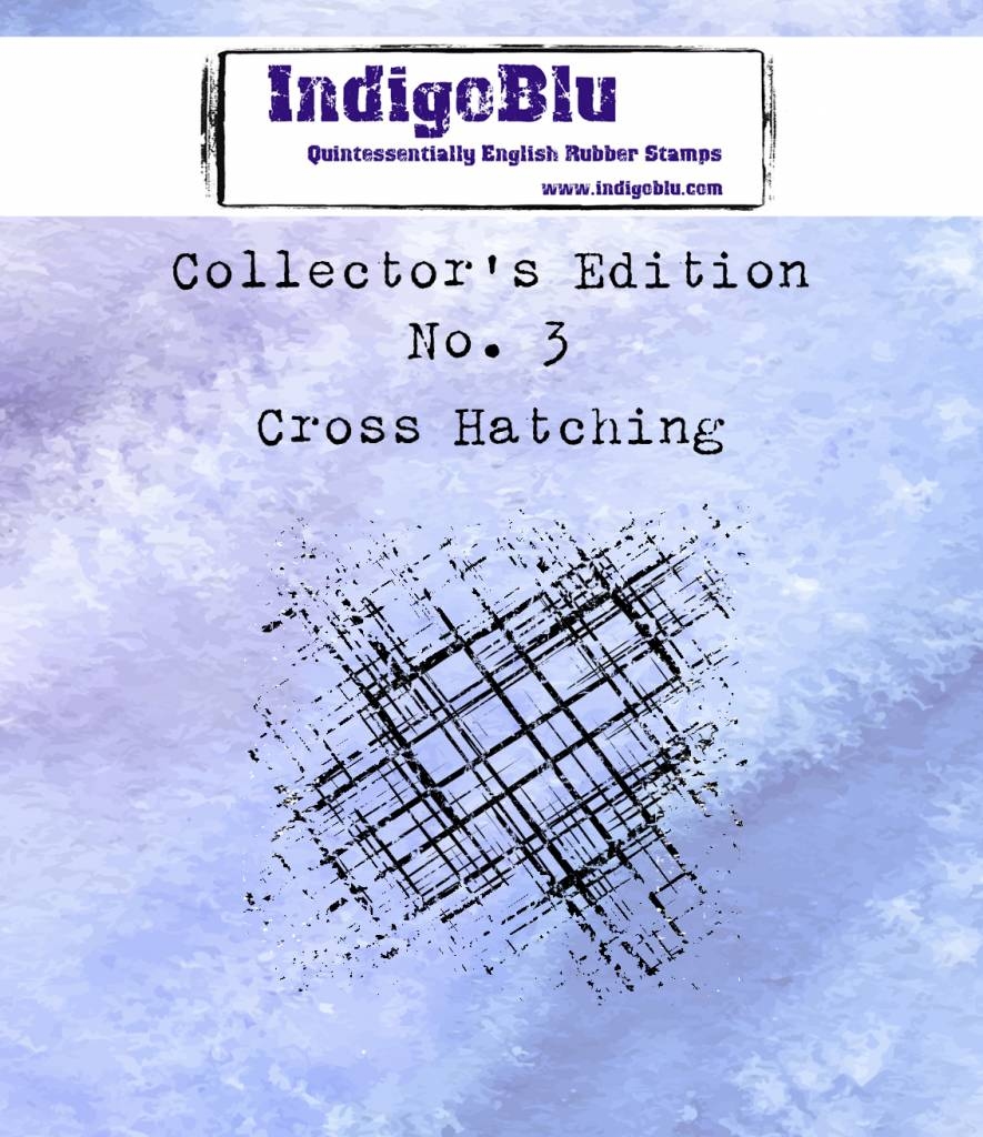 IndigoBlu stempel Collector's Edition 3 Cross Hatching