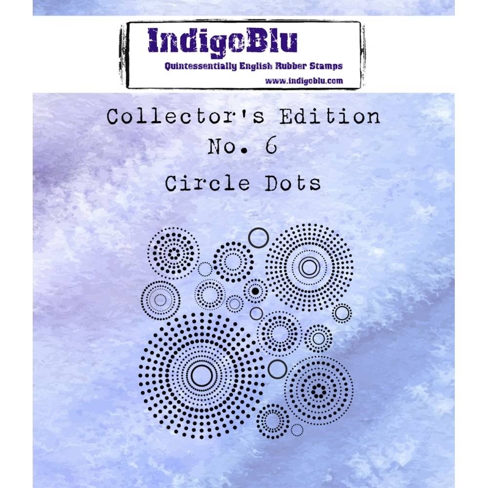 IndigoBlu stempel Collector's Edition 6 Circle Dots