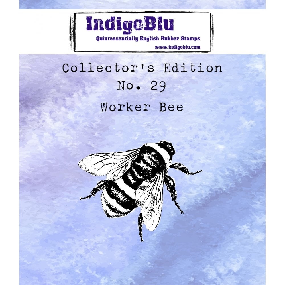 IndigoBlu stempel Collectors Edition no 29 worker Bee