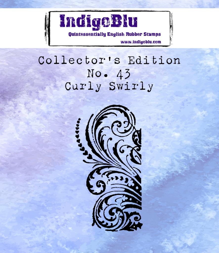 IndigoBlu stempel Collectors Edition no 43 Curly Swirly