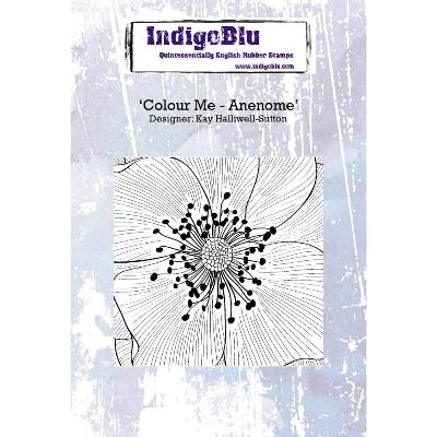 IndigoBlu stempel Colour-Me Anemone A6