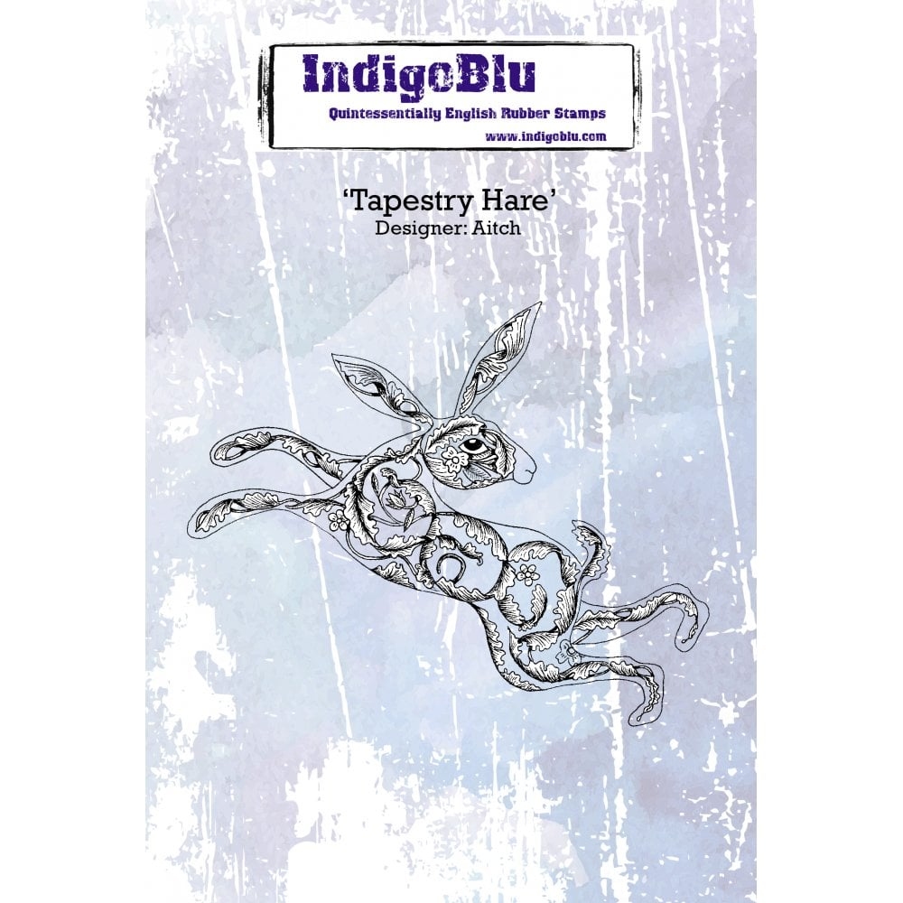 IndigoBlu stempel Tapestry Hare