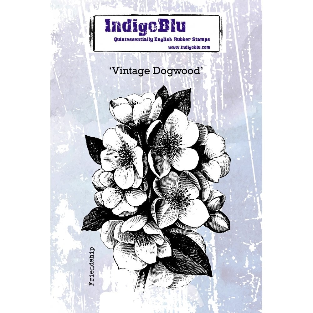 IndigoBlu stempel Vintage Dogwood ( Kornoelje )