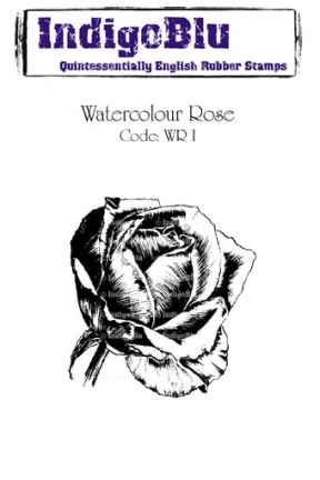 IndigoBlu stempel Watercolour Rose