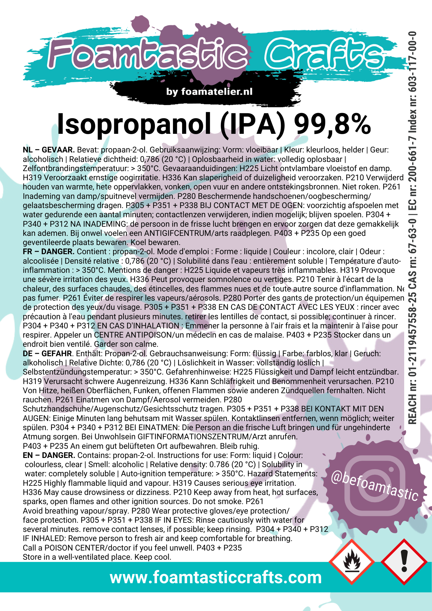 Isopropanol |  IPA 99,8% | 250 ml