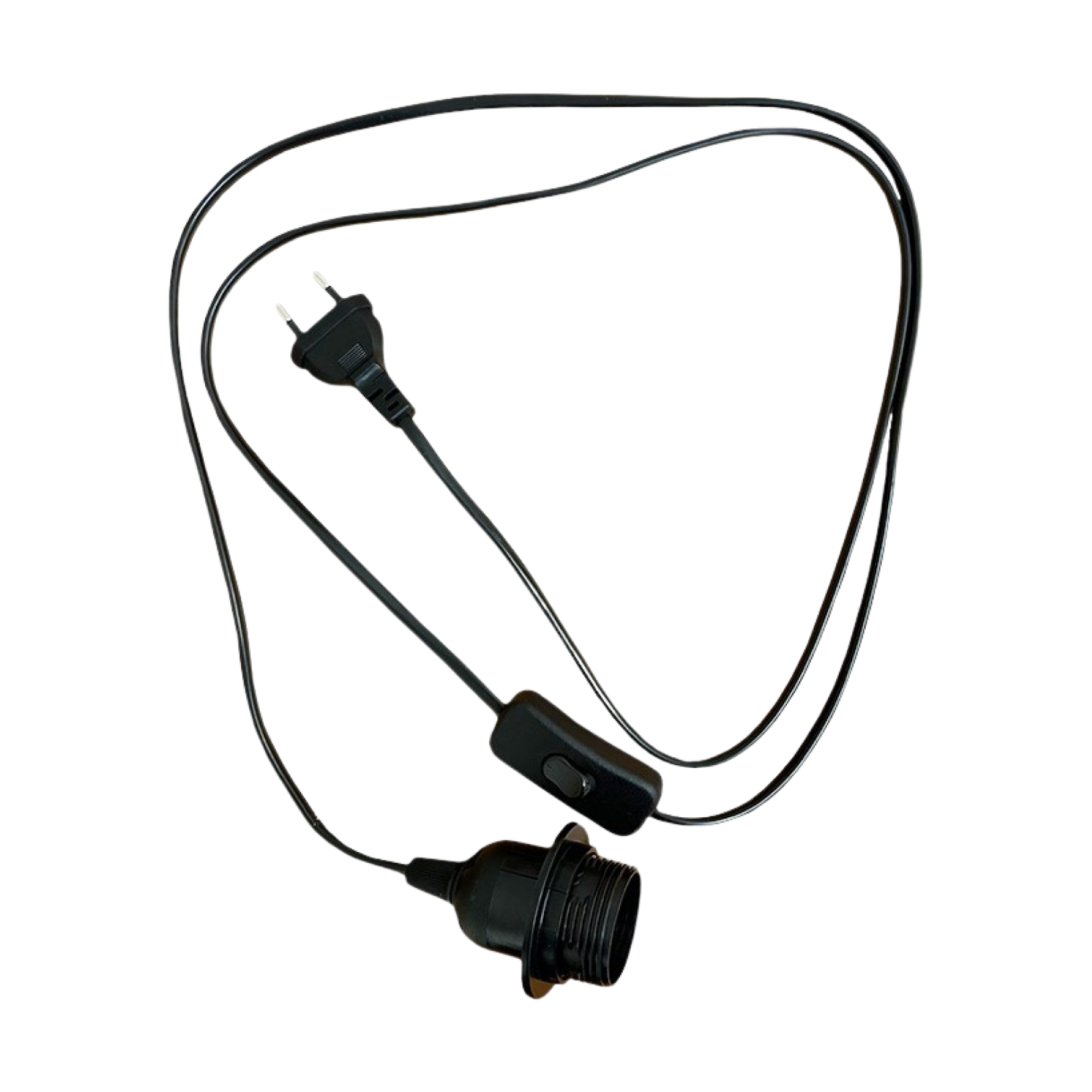 Jesmonite Light Kit Part 1 Lamp + Kabel met Schakelaar 1,8m Zwart
